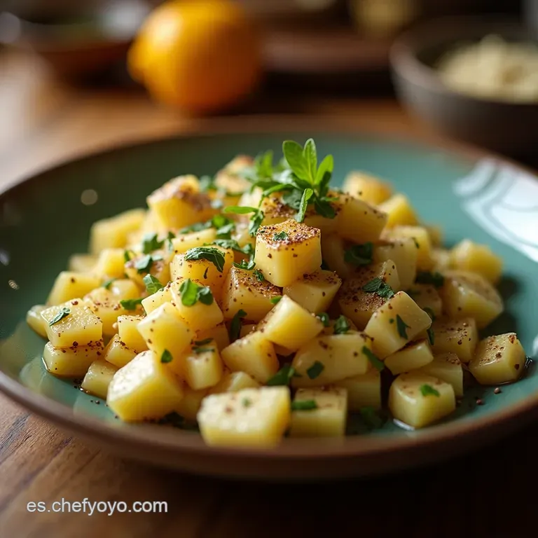Ensalada El Crujiente De Coliflor Cruda Con Aderezo C&iacute;trico De Tahini presentation