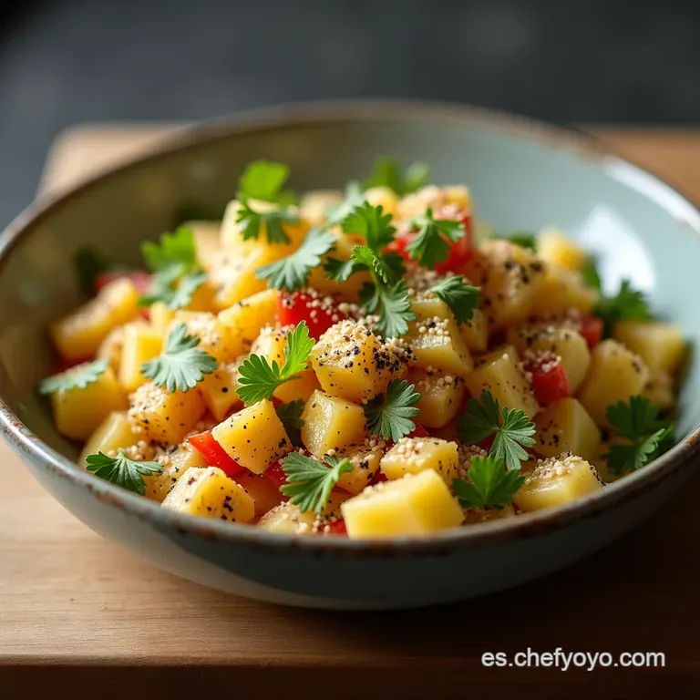 Ensalada El Crujiente de Coliflor Cruda con Aderezo C&iacute;trico de Tahini