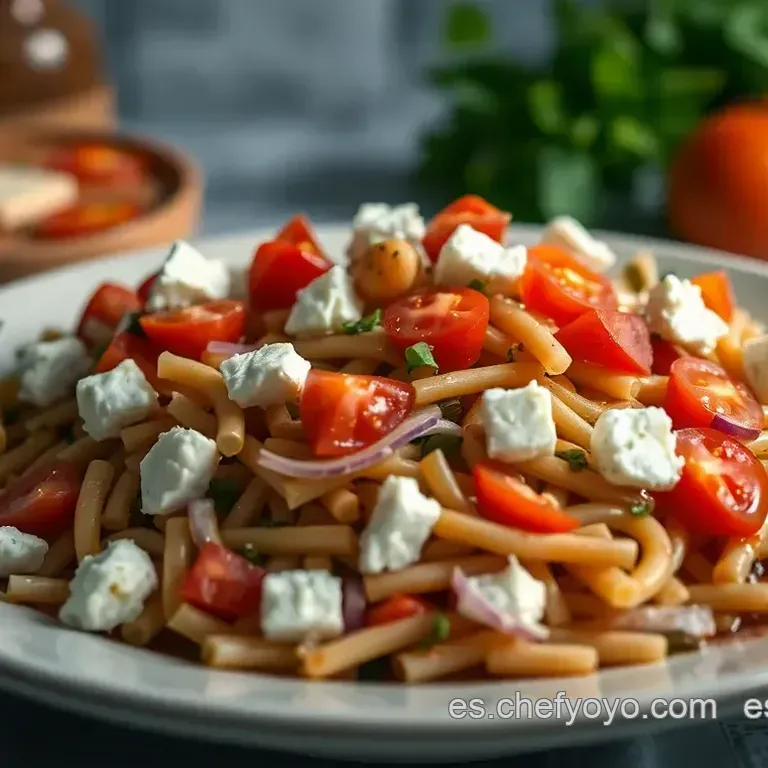 Ensalada de Lentejas Tomate y Queso Feta