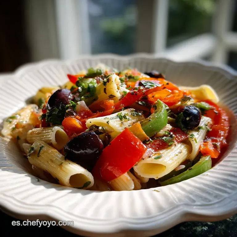 Ensalada de Pasta: Sabores Vibrantes y Textura Firme