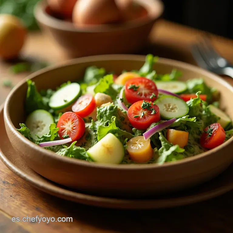 La Ensalada Waldorf Cl&aacute;sica Y Crujiente Un Viaje Elegante a La Cocina De Nueva York presentation