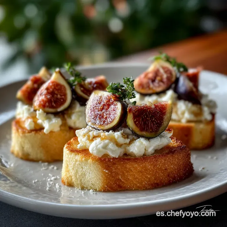 Entrantes F&aacute;ciles con Queso de Cabra y Brevas