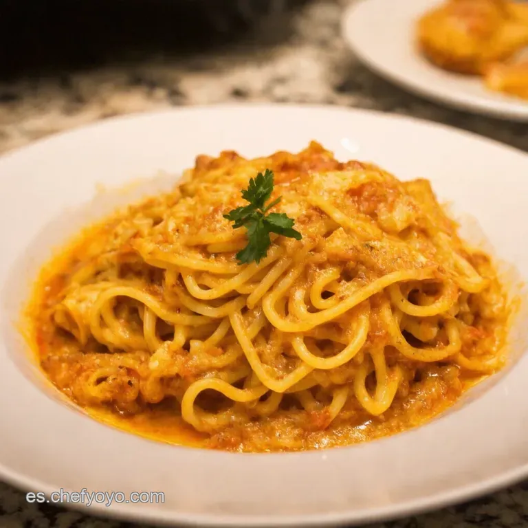 Espaguetis a La Bolo&ntilde;esa Receta Con Sabor De Casa presentation