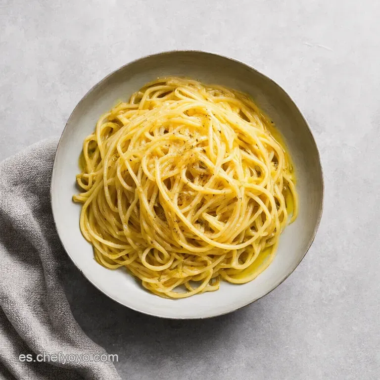 Espaguetis Aglio e Olio R&aacute;pido y Delicioso