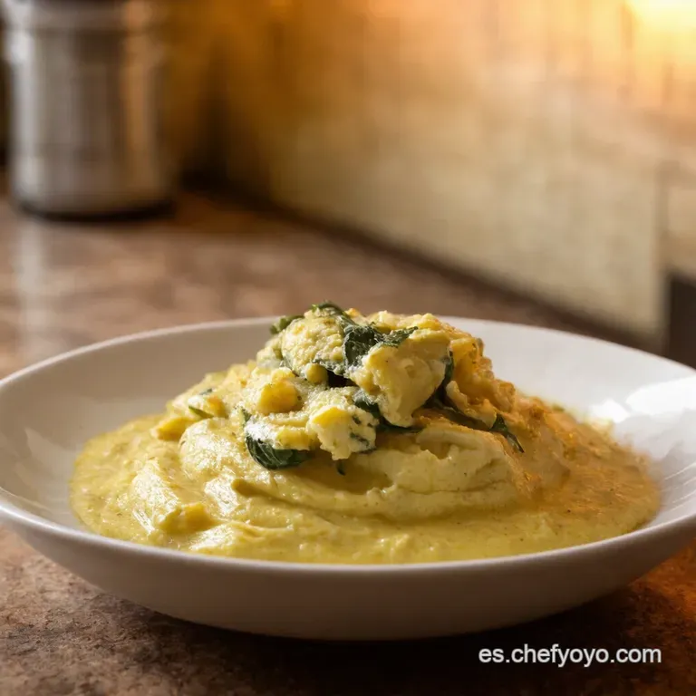 Espinacas a La Crema El Cl&aacute;sico Reconfortante presentation