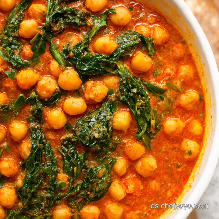 Espinacas Con Garbanzos a La Andaluza presentation