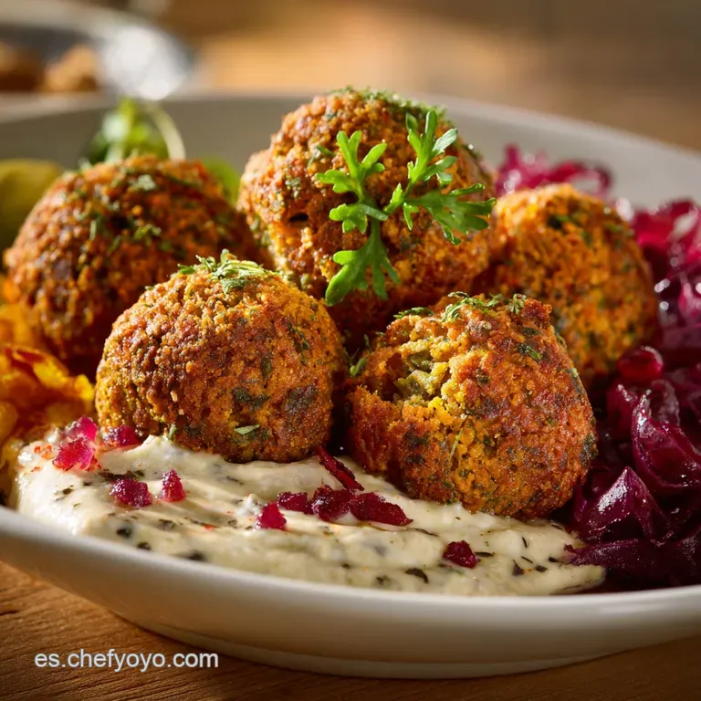 Falafel Sin Harinas: Receta Cl&aacute;sica 100 Garbanzo Y Crujiente Garantizado presentation