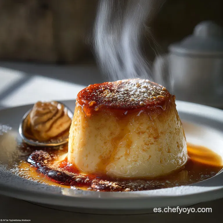 Flan de huevo al microondas: El postre cl&aacute;sico en minutos!