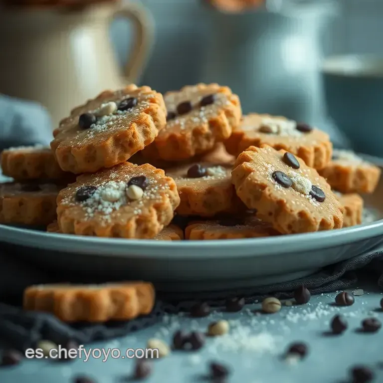 Galletas Crujientes De Avena Y Chocolate presentation