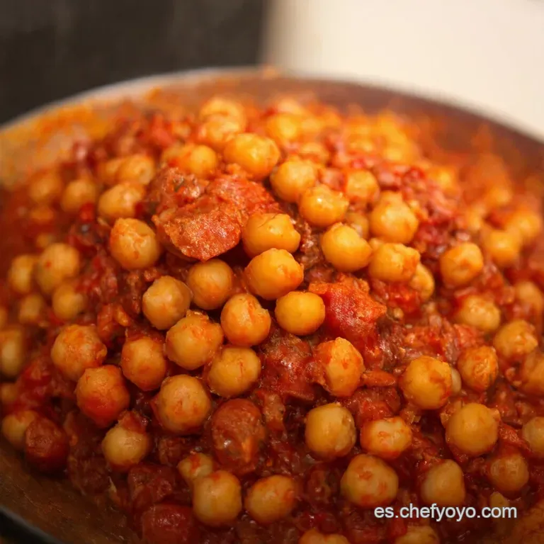 Garbanzos Con Chorizo El Guiso Casero presentation
