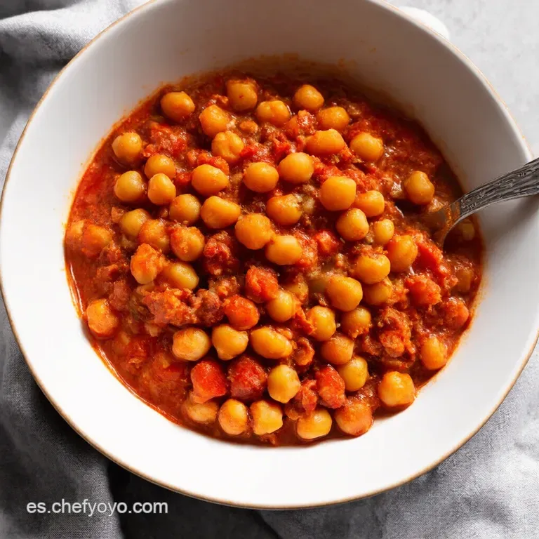 Garbanzos con Chorizo El Guiso Casero