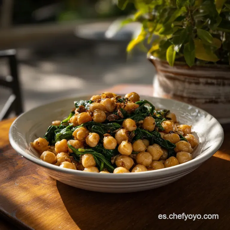 Garbanzos con espinacas: Guiso Andaluz