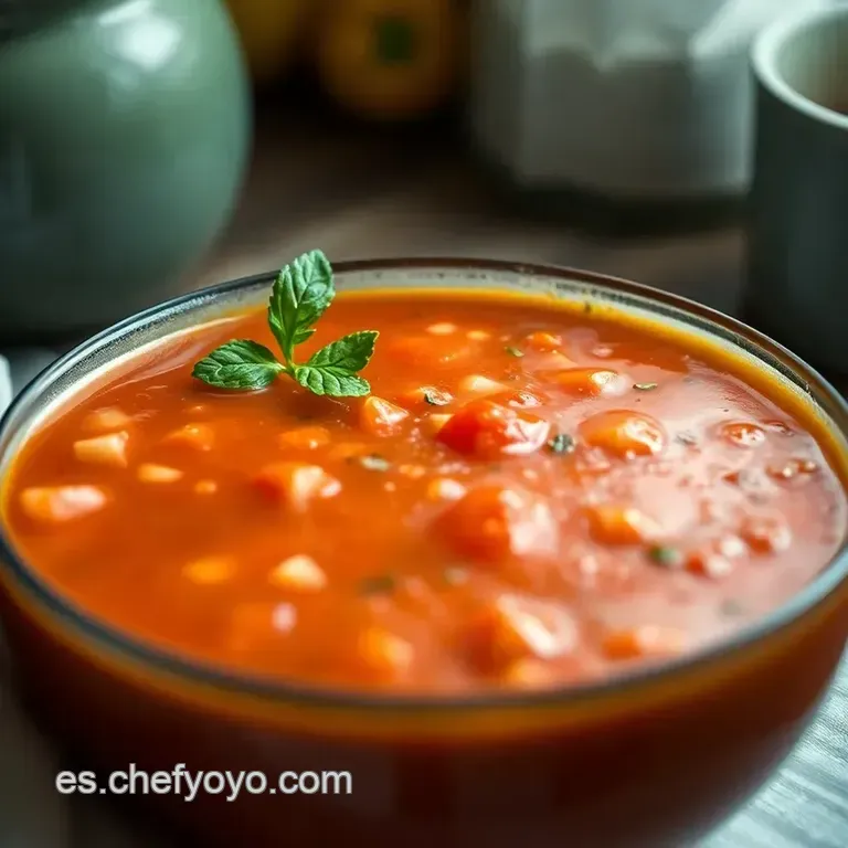 Gazpacho Andaluz: El Cl&aacute;sico Fresquito Y Revitalizante presentation