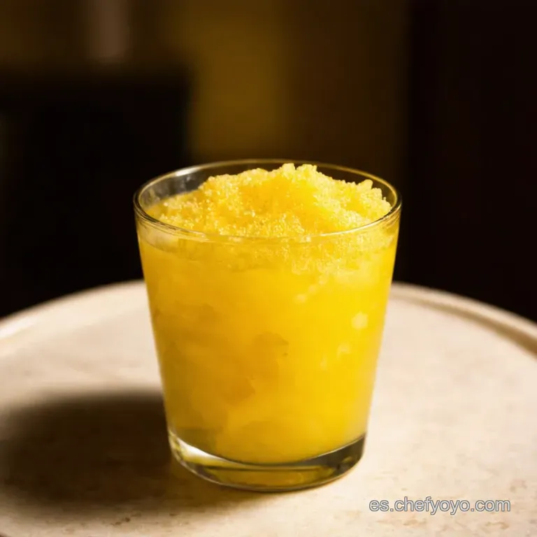 Granizado De Lim&oacute;n Refrescante presentation