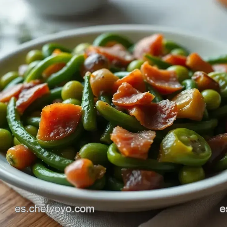 Habichuelas Verdes con Jam&oacute;n como las de Mam&aacute;