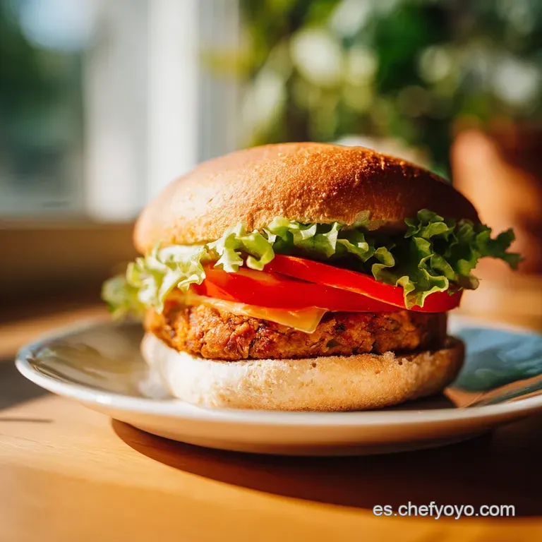 Receta Hamburguesa Vegana F&aacute;cil: Estructura y Sabor
