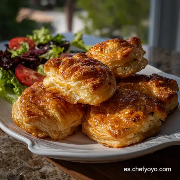 Hojaldre Salado al Horno con Puerro