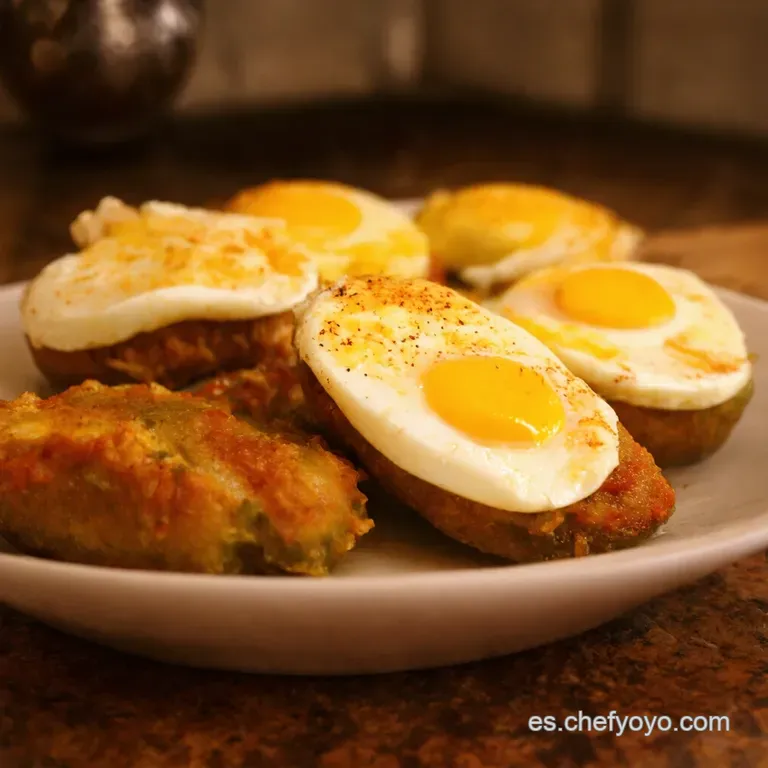 Huevos Rellenos a La Espa&ntilde;ola Un Cl&aacute;sico Renovado presentation