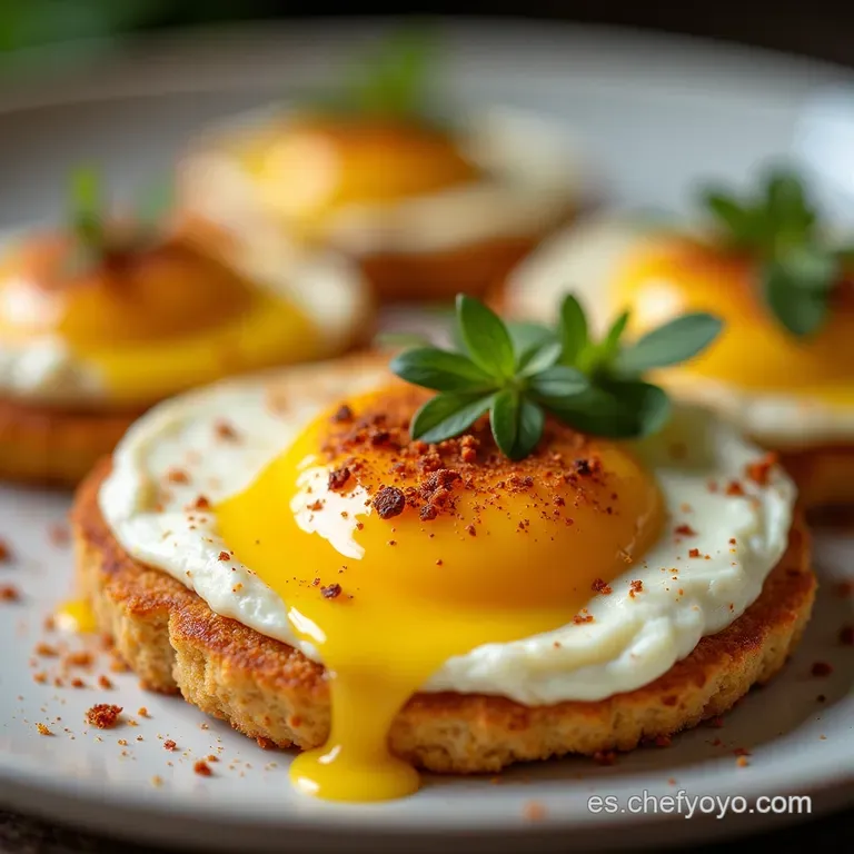 &Ccedil;ılbır Huevos Pochados sobre Yogur de Ajo con Mantequilla de Piment&oacute;n Ahumado