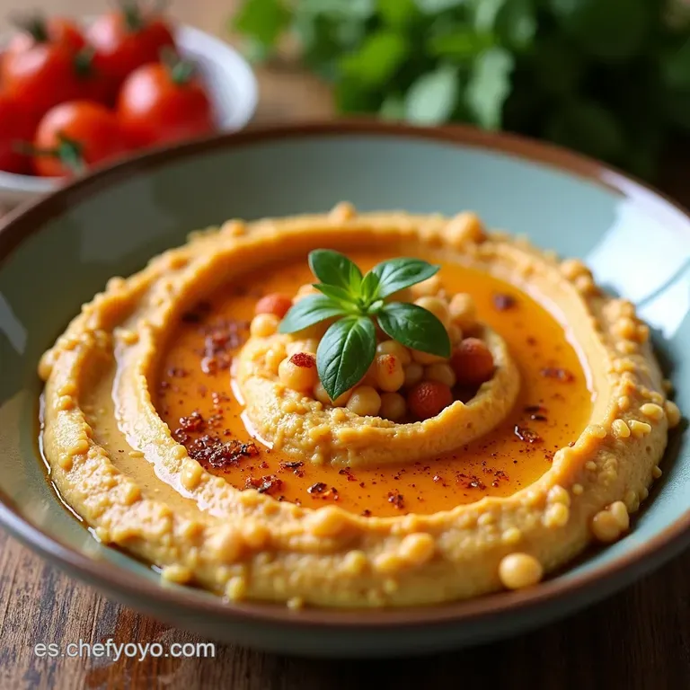 Hummus de Garbanzos Ahumado al Piment&oacute;n