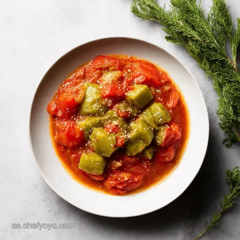 Jud&iacute;as Verdes con Tomate