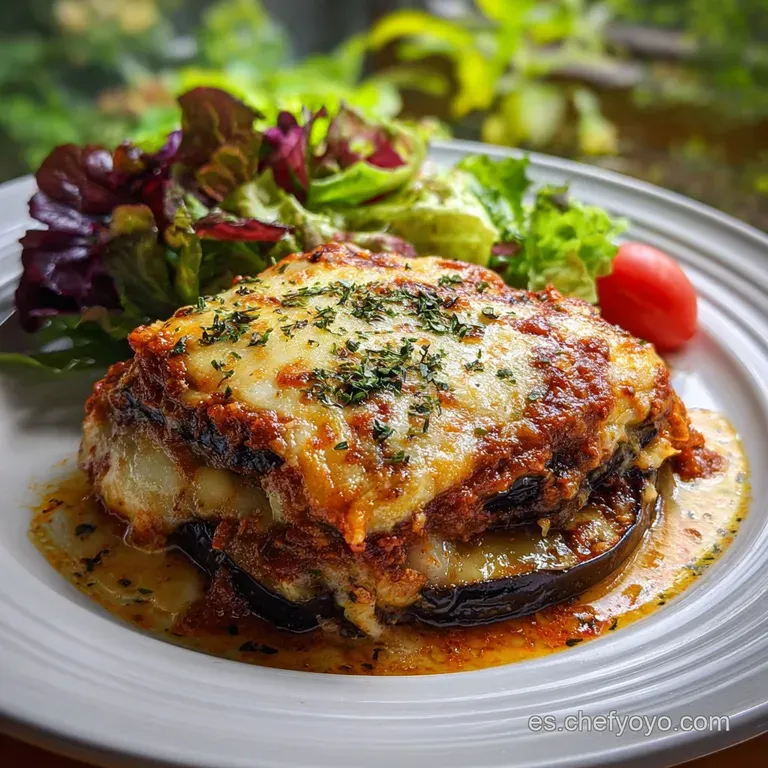 Lasa&ntilde;a de Berenjenas: Sin Pasta y Keto