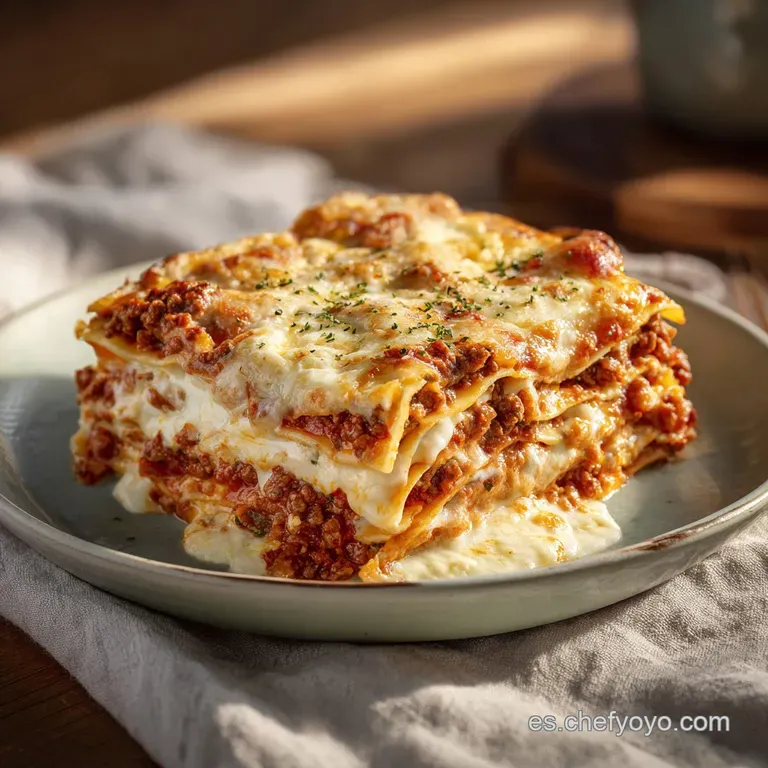 Lasa&ntilde;a de Carne Tradicional con Bechamel