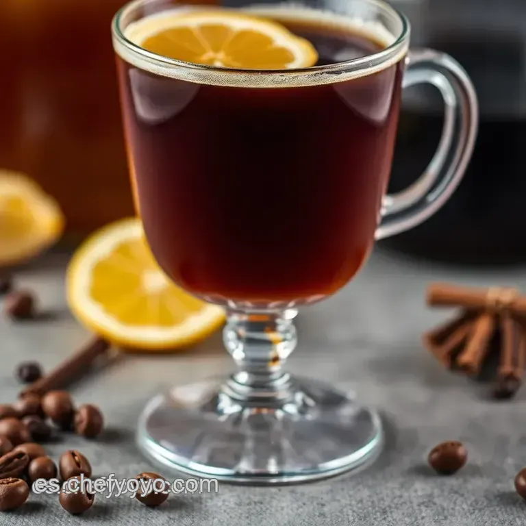 Licor De Caf&eacute; Casero Al Estilo Espa&ntilde;ol presentation