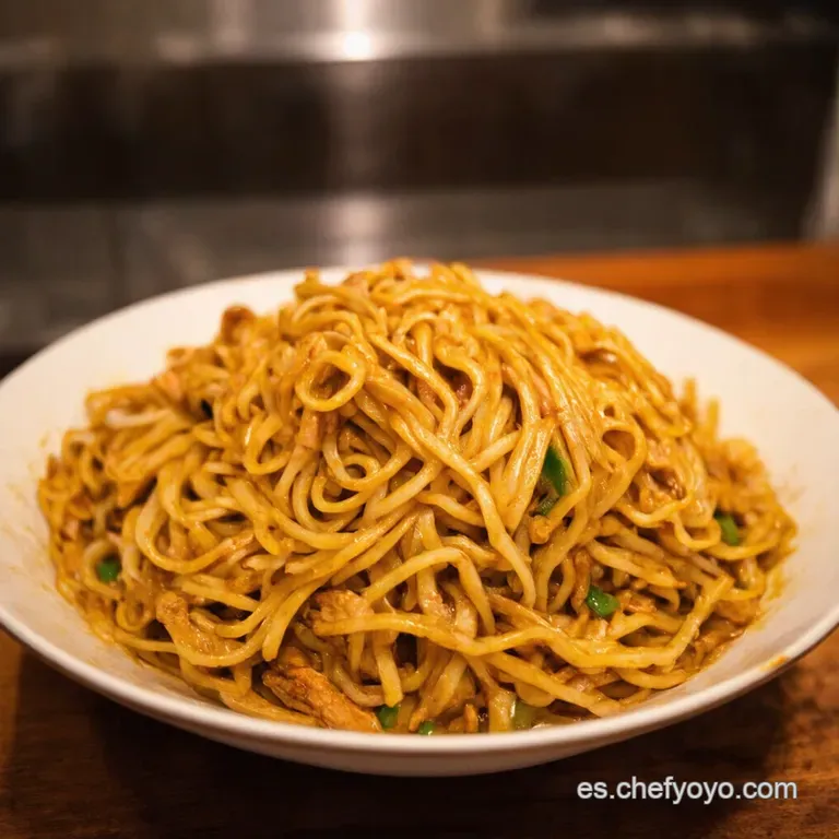 Lo Mein De Pollo Express presentation