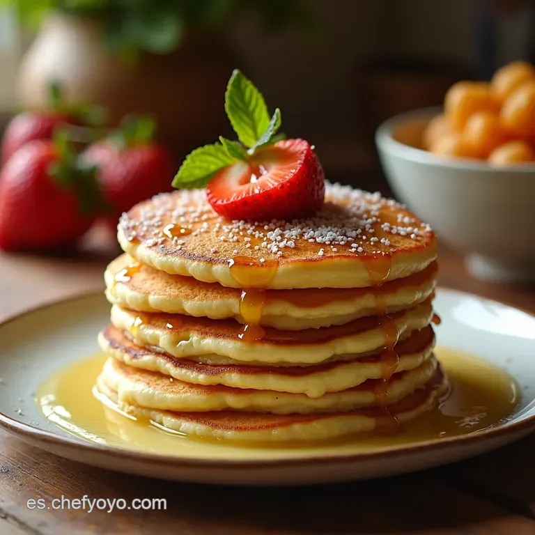 Los Hot Cakes Perfectos Como Los De La Abuela presentation