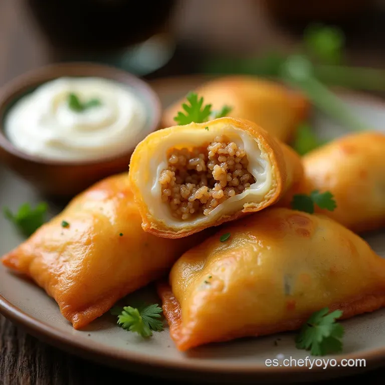 Lumpias Chinas de la Abuela El Crujiente Perfecto con Relleno Arom&aacute;tico