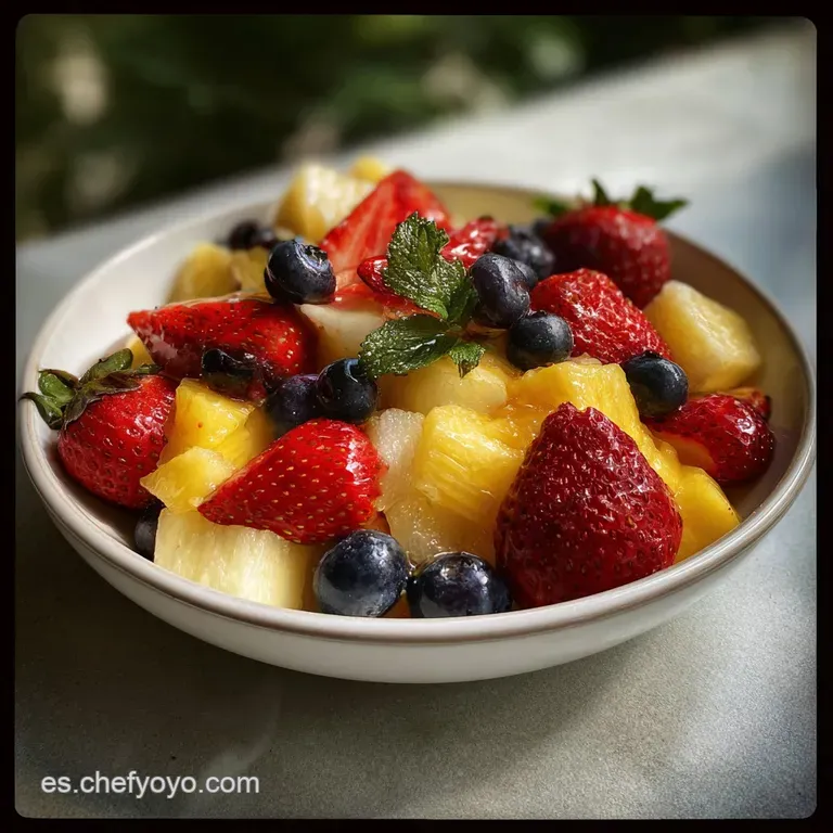 Macedonia de Frutas Casera: Receta R&aacute;pida