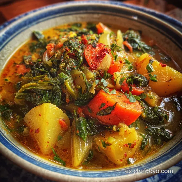 Menestra de Verduras: Salsa Aterciopelada y Vegetales Tiernos