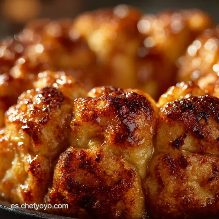 Monkey Bread Sin Gluten: Pan De Mono Pegajoso Y Esponjoso. presentation