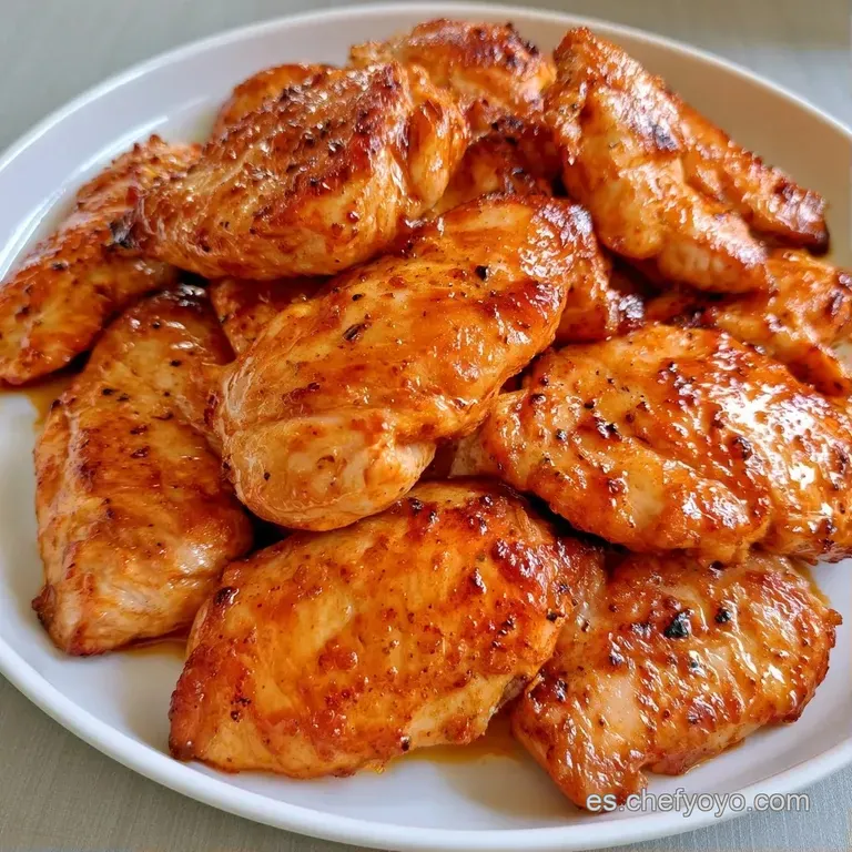 Piezas de pollo tostadas dispuestas con cuidado junto a verduras al vapor, resaltando el brillo de su jugosidad.
