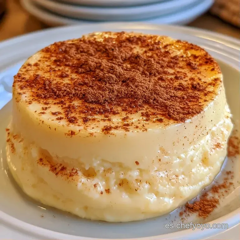 Copa de cristal con crema suave color vainilla, decorada con una rama de canela y un toque de polvo marrón dorado.