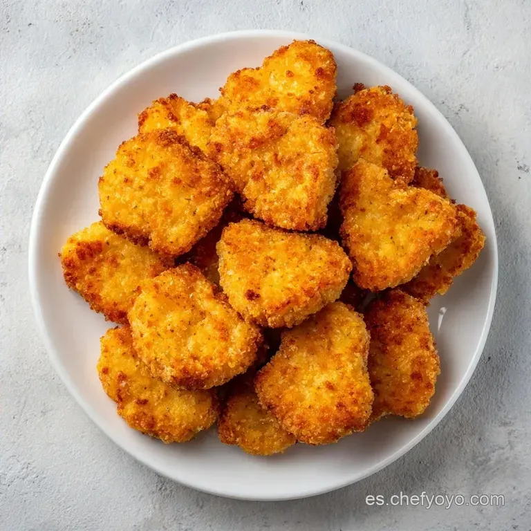 Nuggets De Pollo Caseros: Dorado y Crujiente