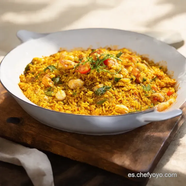 Paella Mixta Un Fest&iacute;n de Mar y Tierra al Estilo Espa&ntilde;ol