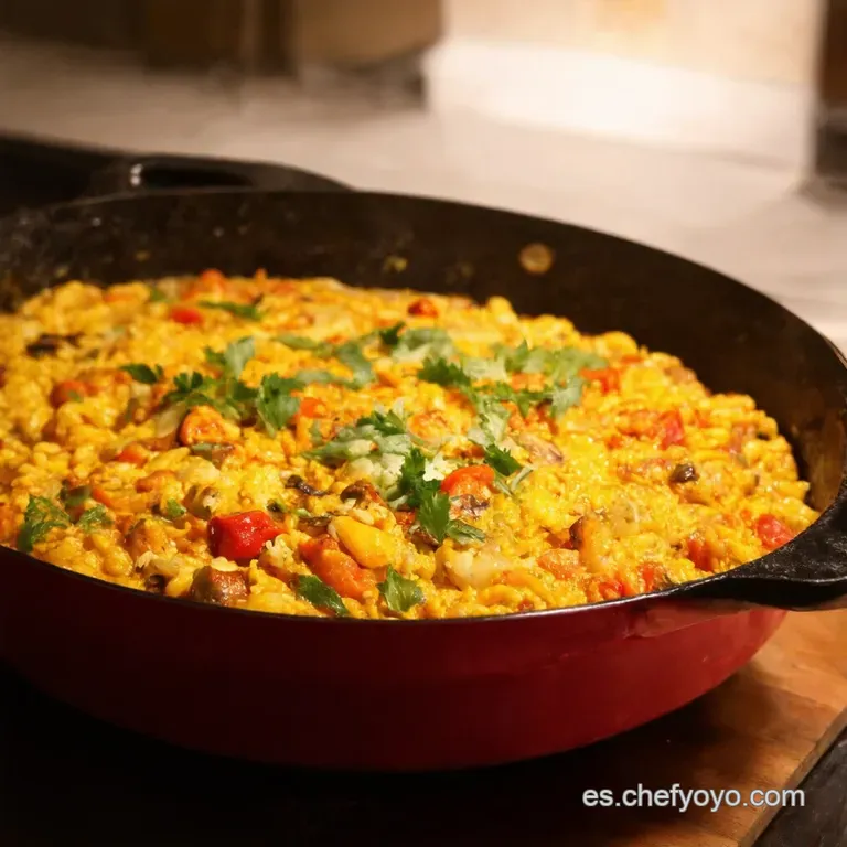 Paella Valenciana El Aut&eacute;ntico Sabor De Espa&ntilde;a presentation