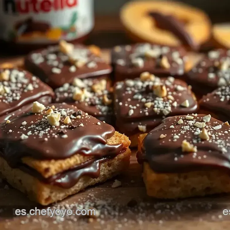 Palmeritas Express de Nutella y Almendras