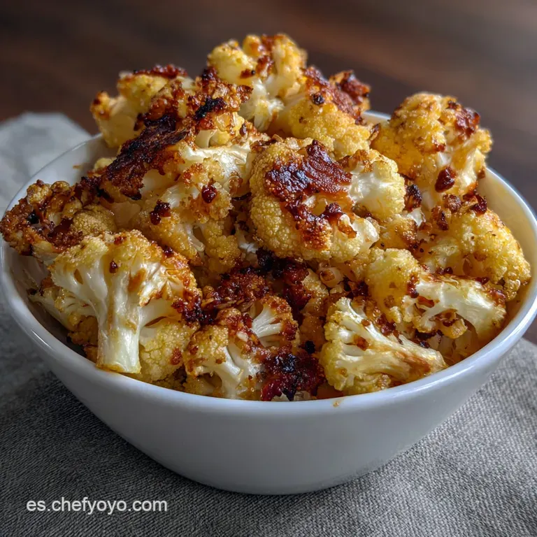 Keto Recetas Palomitas De Coliflor: Crujientes presentation