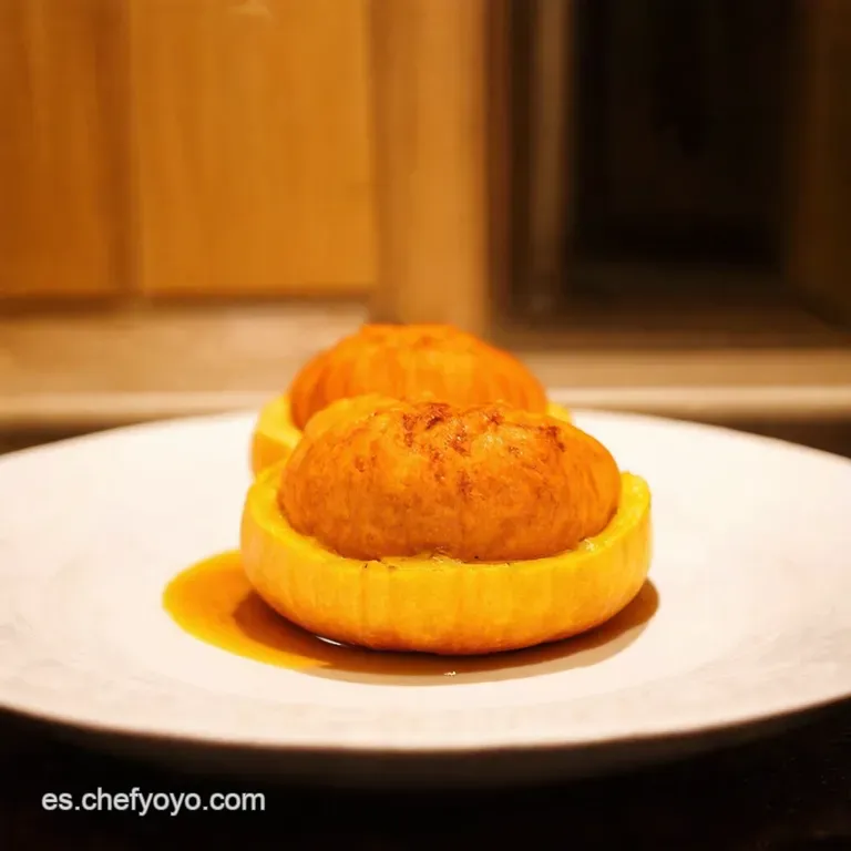 Panecillos De Calabaza Con Mantequilla De Miel presentation