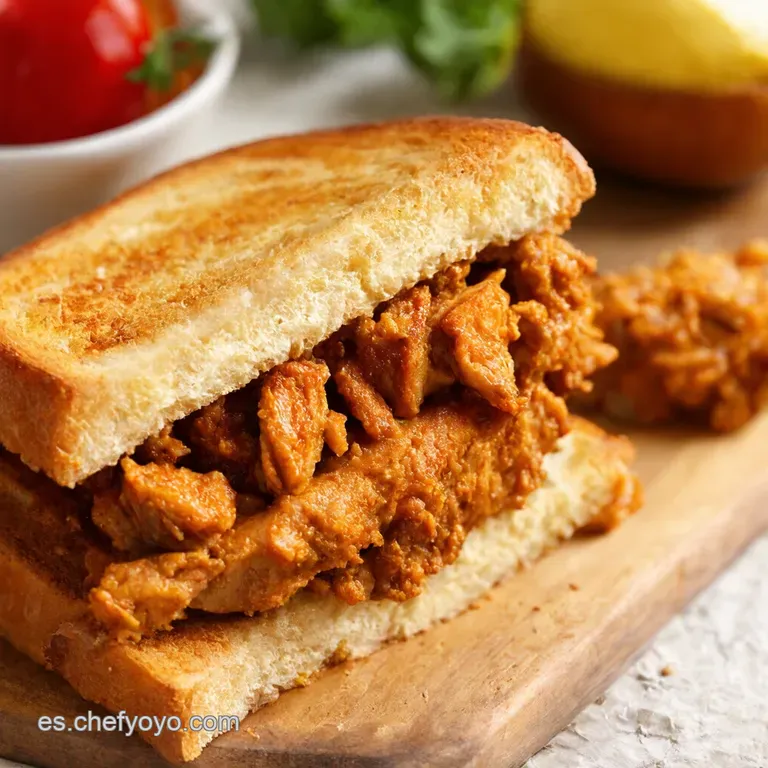 Panini de Pollo Chipotle con un Toque Picante