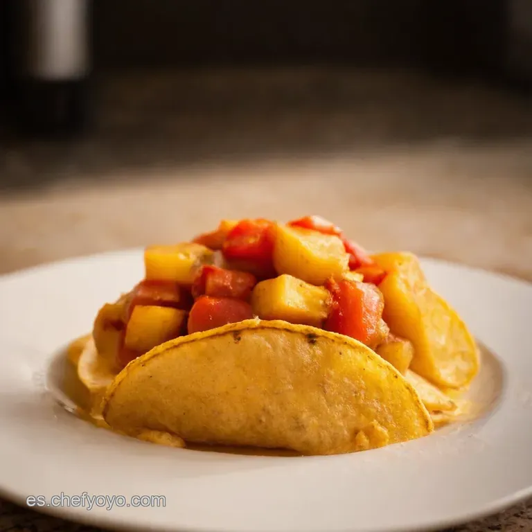 Papas Bravas a La Taco Bell Homemade presentation