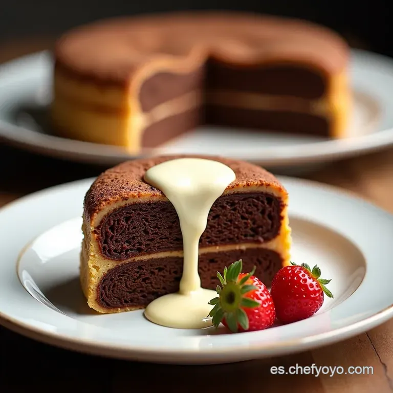 Pastel Alem&aacute;n de Chocolate con Frosting de Queso Crema