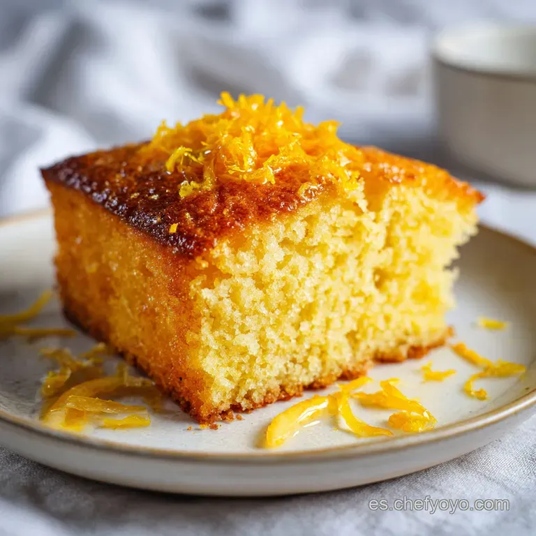 Pastel de Naranja Mandarina: Miga Aterciopelada