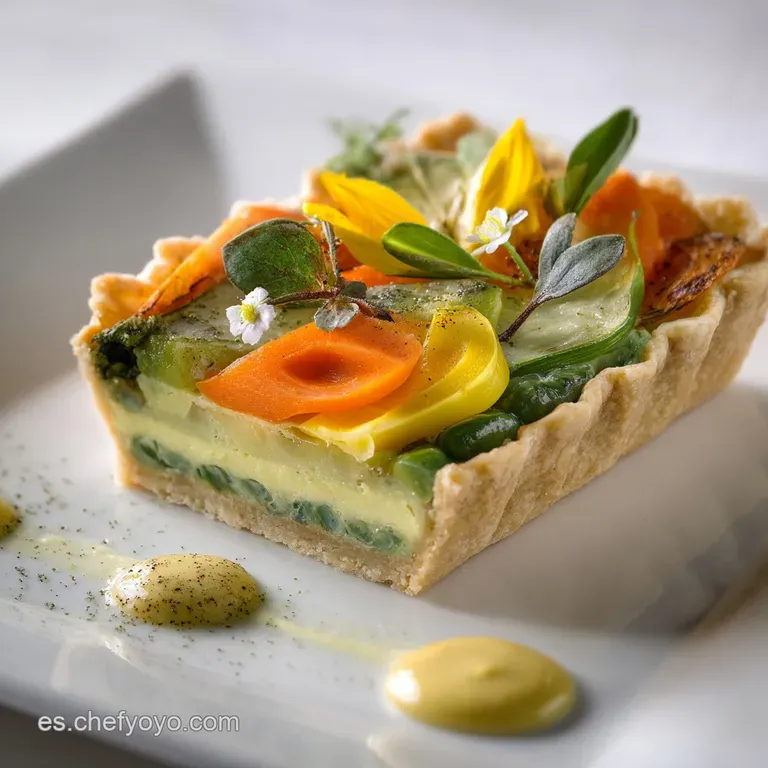 Pastel De Verduras Sin Gluten: Terrina Primavera Elegante F&aacute;cil Y Fitness presentation