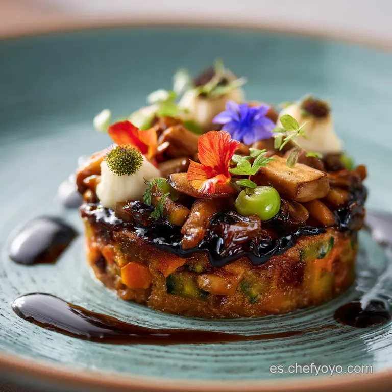 Pastel de verduras sin gluten: Terrina Primavera elegante f&aacute;cil y Fitness