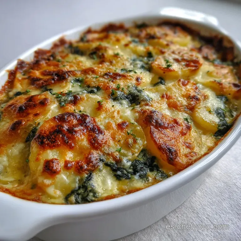 Pastel Patata Espinacas: La Receta Cremosa Perfecta