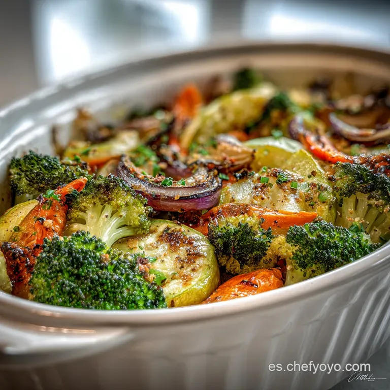 Slice of baked vegetable tart on a white plate, steam rising, showcasing flaky crust and colorful, softened vegetables.